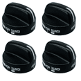 thumbnail image 1 of WP8273103, Pack of 4 Range Knob Set fits Roper, Kenmore, Whirlpool, 1 of 8