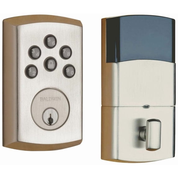 8285.056.AC1 Soho Electronic Deadbolt - Lifetime Satin Nickel