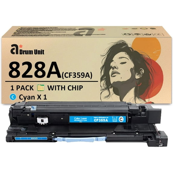 828A Drum Units Replacement for HP 828A CF358A CF359A CF365A CF364A Imaging Drum Unit Compatible for HP Color LaserJet Enterprise M855 M855dn M855x M855xh M880 M880z Printers