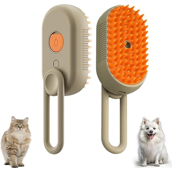 Cat Grooming Brush With Steam 3 In 1 Cat Steam Brush - Self Cleaning Pet Steam Brush For Cat & Dog Yopoll Mist Massage Brush Cat Grooming Brush With Steam 3 In 1 Cat Steam Brush - Self Cleaning Pet Steam Brush For Cat & Dog Yopoll Mist Massage Brush