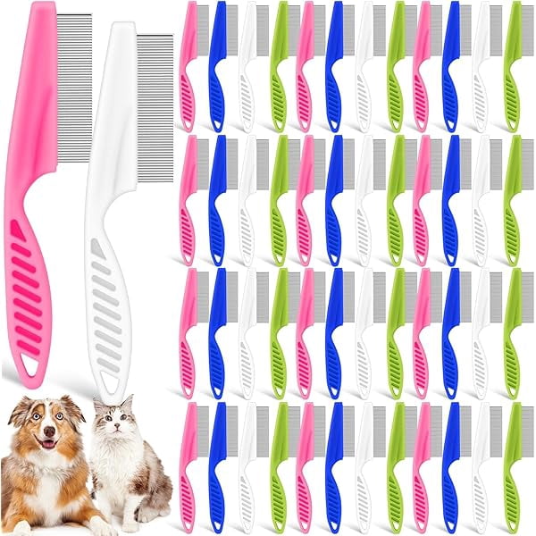 Photo inspiration: Removing Mats From Cat Paws With A Wide Tooth Comb Reference: 829 50 Pcs Flea Comb For Dogs And Cats Bulk