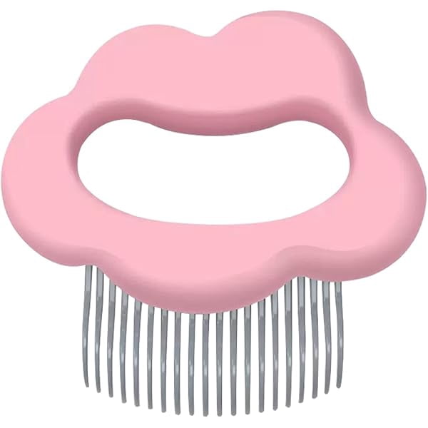 View of 829 Cat Massage Comb, Cute Comfort Cat Shedding Brush with Elasticity ...