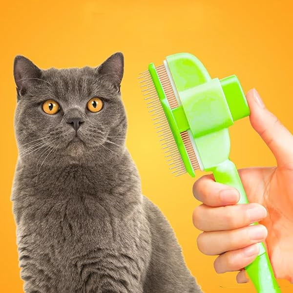 829 Zen Brush for Cats, Zenbrush Cat Comb - Removes Fur & Relieves Pain ... - Cat Flea Bite Soother For Pain Relief