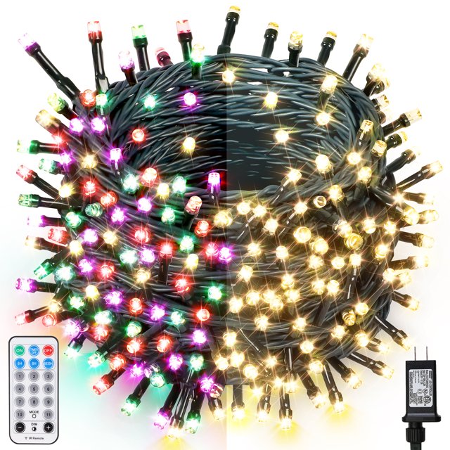 82ft 200 LEDs Super Bright Color Changing Outdoor Christmas String