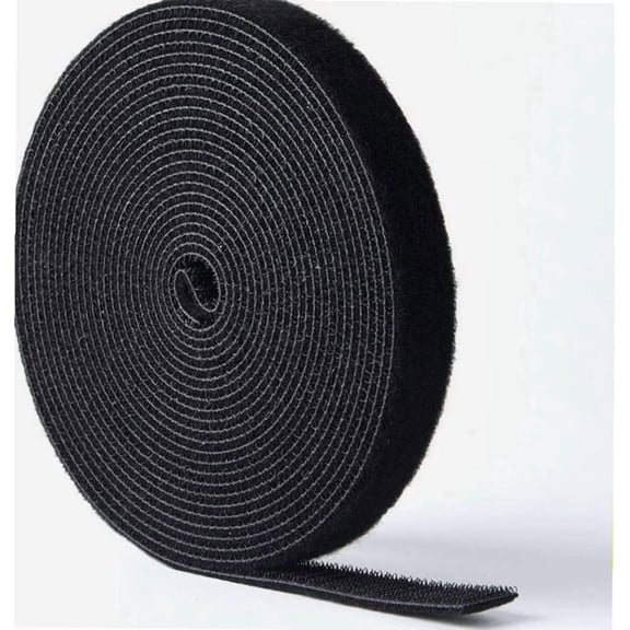 82ft x 1/2inch Hook Loop Cable Ties - Fastening Cable Ties Reusable Cable Straps Double-Sided Self Gripping Fastener Cable Management Tape for Home,Office, Wire Bundling