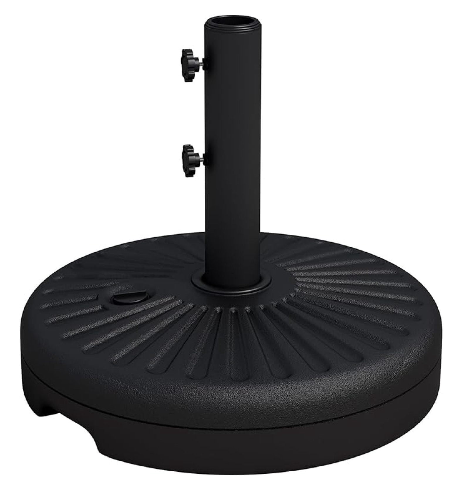 82lb Capacity Outdoor Umbrella Base Water Filled Stand, Patio Umbrella Base Stand, Patio Outdoor Heavy Duty Umbrella Holder Stand (Black)