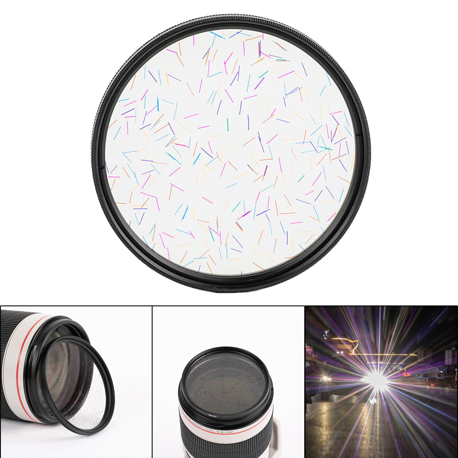 Micro Camera Effect 82mm , Camera Lens Special Effects Filter Widescreen Film Accessories ...