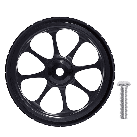 82mm Widened Aluminum Wheel with Sealed Ball Bearings for Brompton and For 3sixty Folding Bike Trailers Supporting Stable Towing Action (Black)