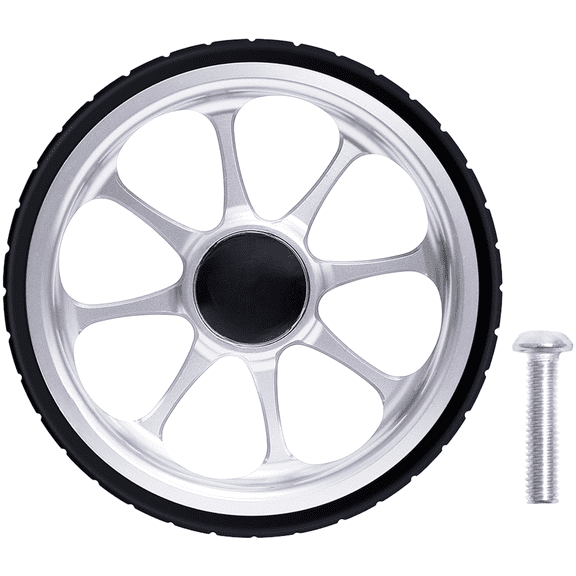 82mm Widened Aluminum Wheel with Sealed Ball Bearings for Brompton and For 3sixty Folding Bike Trailers Supporting Stable Towing Action (Silver)