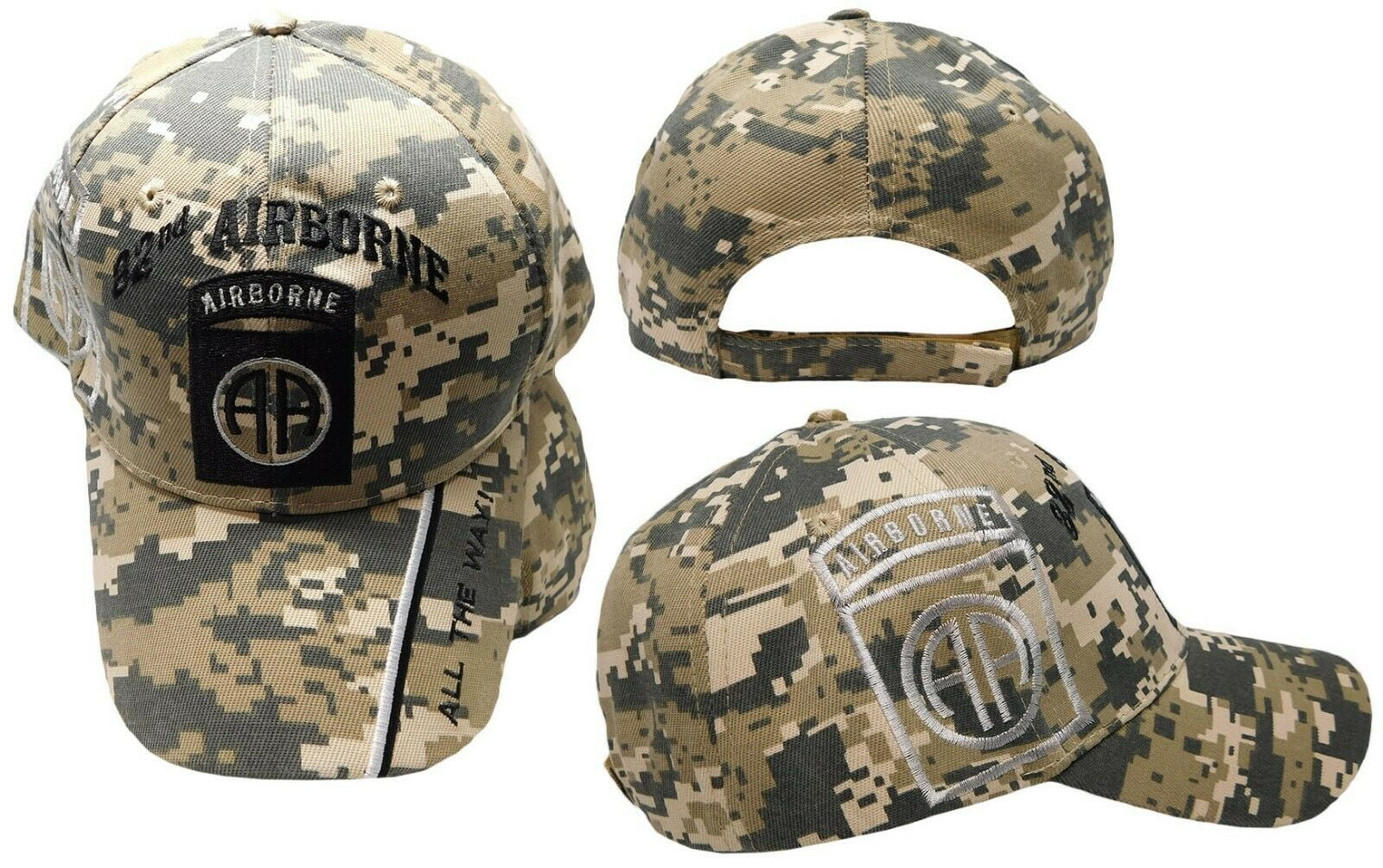 82nd Airborne Gifts Army 82nd Airborne ACU Digital Camo Shadow Cap ...