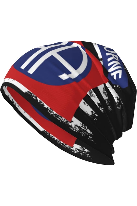 82nd Airborne Division Beanie Hat Men Women Stretch Slouchy Warm Skull Knit Beanies Cap for Winter Black