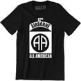 thumbnail image 1 of 82nd Airborne Division I Patriot I Paratrooper I Veteran I All American T-Shirt, 1 of 4