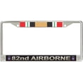 thumbnail image 1 of 82nd Airborne Division Iraq Veteran Service Ribbon License Plate Frame, 1 of 1