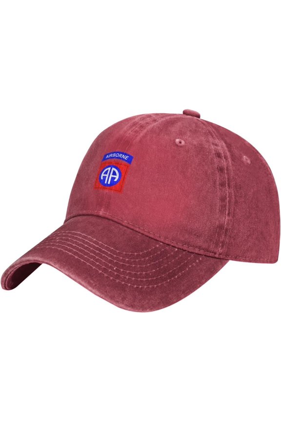 82nd Airborne Division Shoulder Sleeve Insignia Baseball Cap for Men Women Vintage Cowboy Hat Adult Casquette