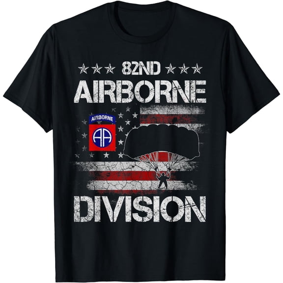 82nd Airborne Division Veteran Flag Tshirt, Veterans Day T-Shirt