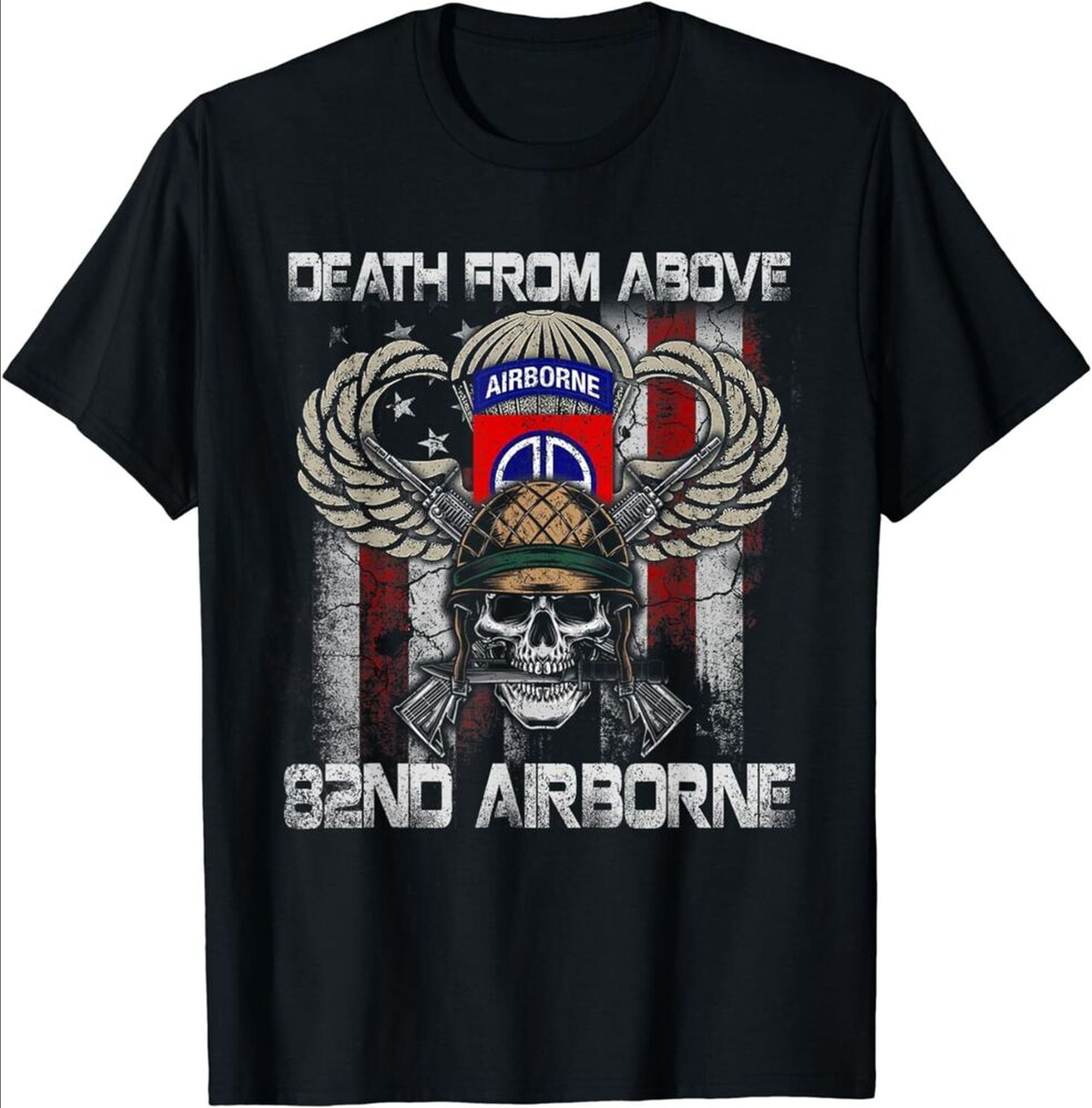 82nd Airborne Division Veteran Tribute T-Shirt - A Timeless Homage ...