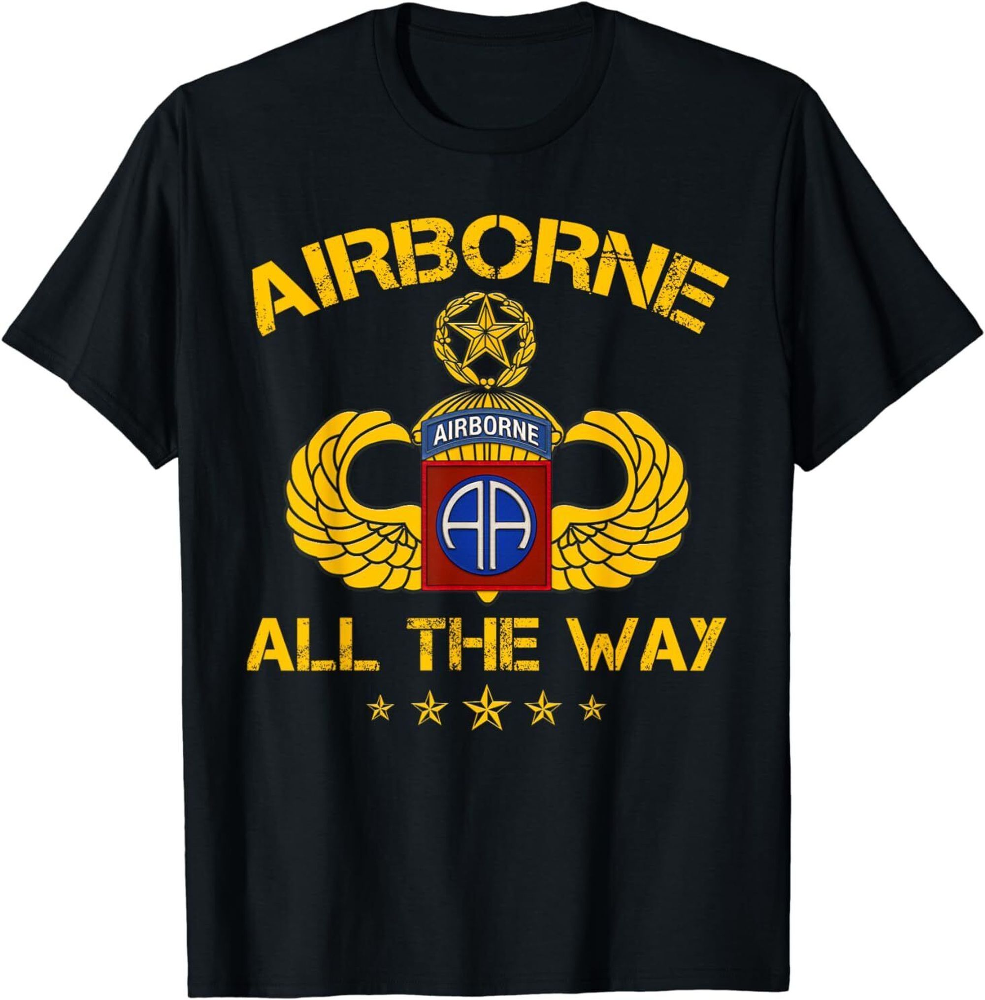 82nd Airborne Division Vintage Military T-Shirt - Ideal Present for ...