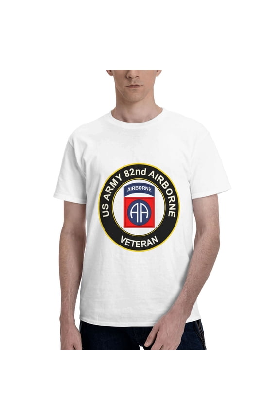 82nd Airborne Graphic Printed Tee Shirts Short Sleeve Shirts Tops for Men Women 3XL