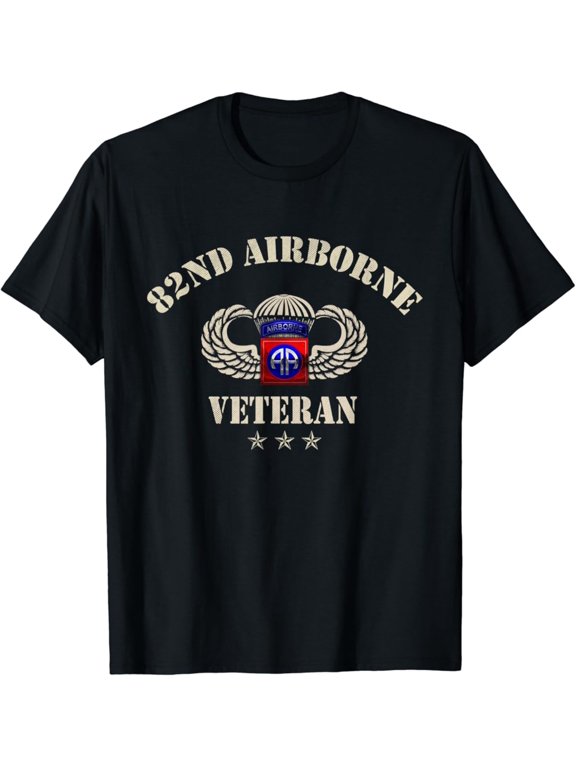 82nd Airborne Paratrooper Military Soldier Vintage T-Shirt