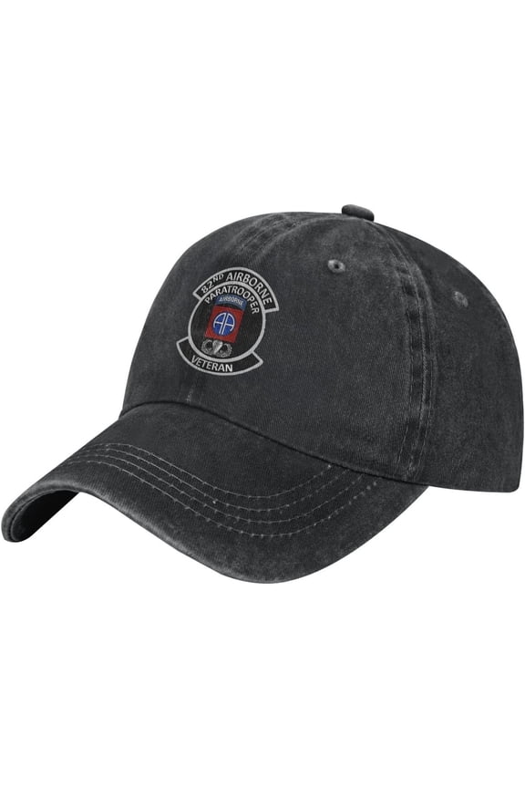 82nd Airborne Paratrooper Veteran Sandwich Cap Unisex Classic Baseball Capunisex Adjustable Casquette Dad Hat Natural