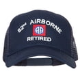 thumbnail image 1 of 82nd Airborne Retired Embroidered Solid Cotton Mesh Pro Cap - Navy OSFM, 1 of 5