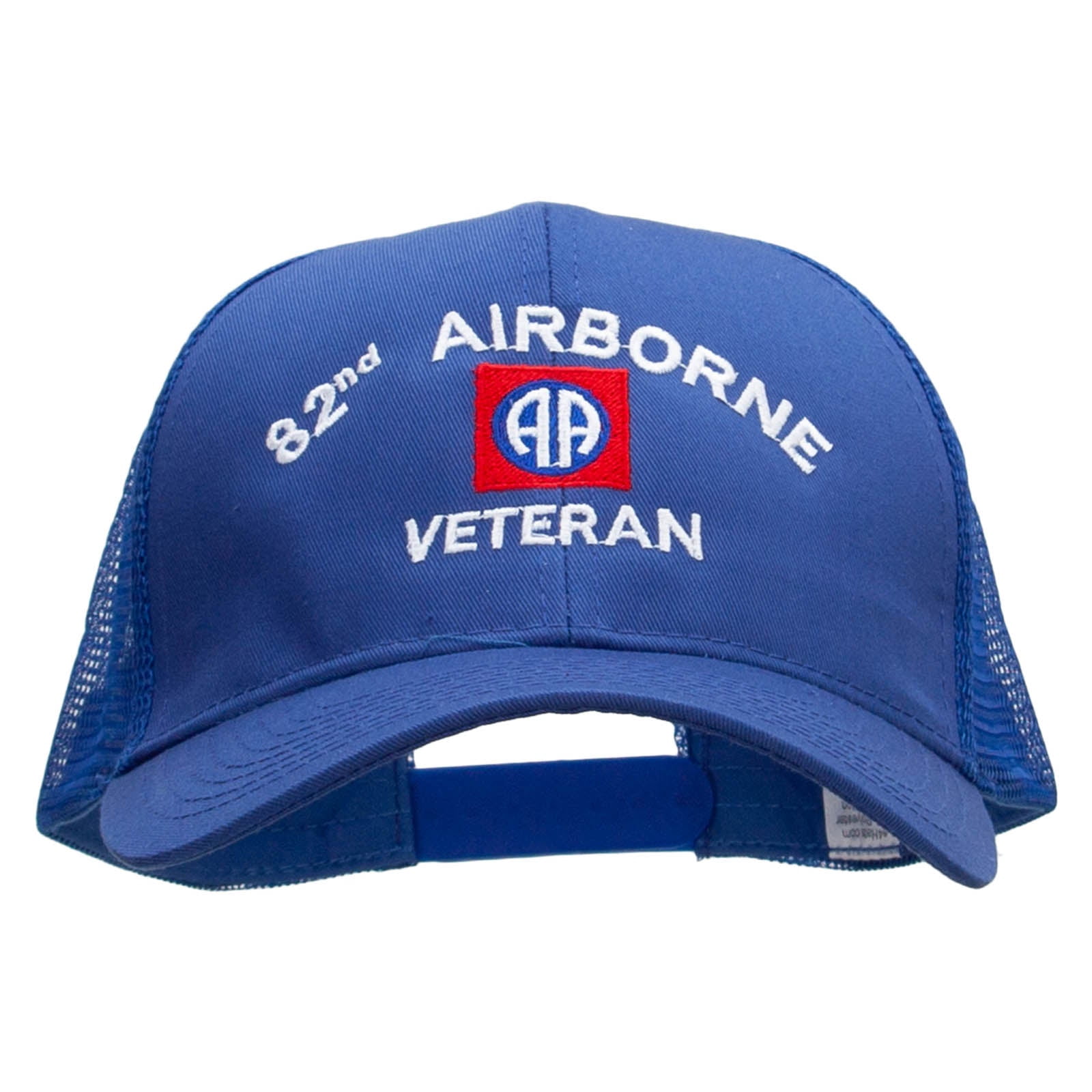 Airborne Graduation Cap Design 82nd Airborne Veteran Embroidered Big Size Solid Cotton Twill High ...