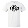 thumbnail image 1 of 83rd Birthday Gift For 83 Year Old Established 1943 T Shirt, 1 of 2
