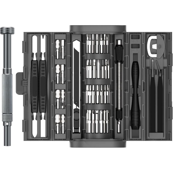 83 in 1 Electronics Precision Screwdriver Set, Mini Professional Magnetic Repair Tool Kit with Torx Phillips Triwing for Computer, iPhone, Macbook, PC, Laptop, Watch, PS5, RC