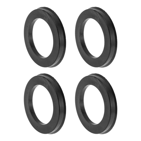 83.1mm to 56.6mm Car Wheel Hub Centric Rings Black Polycarbonate Wheels Center Shaft Shock Absorbing Hubrings 4 Pcs