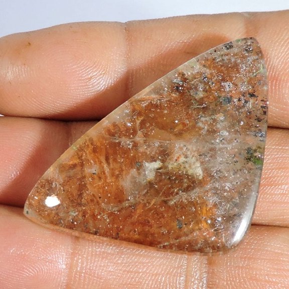 83.80Cts Natural Super Seven Quartz Fancy Shape Cabochon Loose Gemstone