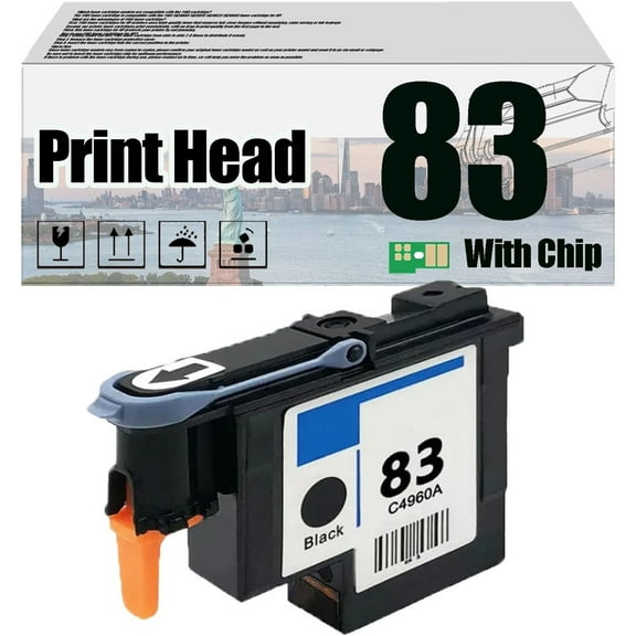 83 C4964A C4965A C4960A C4961A C4962A C4963A Print Head, Compatible for HP 5000 5000ps 5500 5500uv 5500ps 5500psuv Printers —— High Print Volume with Chip