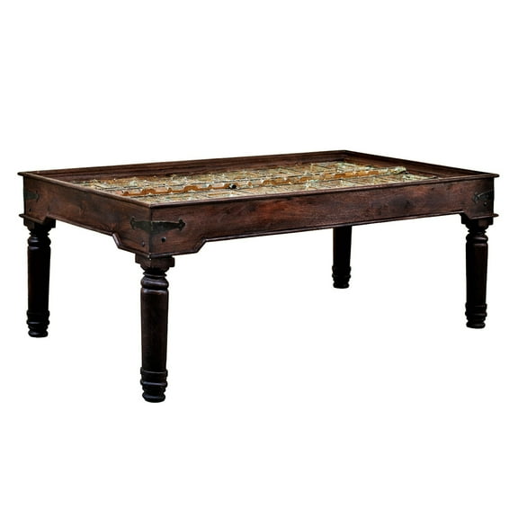 83" Long Antique Door Repurposed Dining Table | Rustic 8 Seater Formal Dining Table | Hand Carved Solid Wood Large Kitchen Table