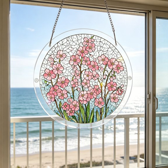 83-Piece Acrylic Window Hanging, Sun Catcher Puzzle with Acrylic, Glass Window Decor for Light Reflection, Puzzle for Home, Sun Catcher Decor For, Bedroom, Living Room Windows & Office.