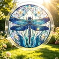 thumbnail image 1 of 83 Pieces Acrylic Puzzle Suncatcher, Dragonfly Sparkling Simulation Glass Design Hanging Puzzle Decoration for Wall Window, Creative DIY Craft Gift for Women, Men, Friends, 1 of 5