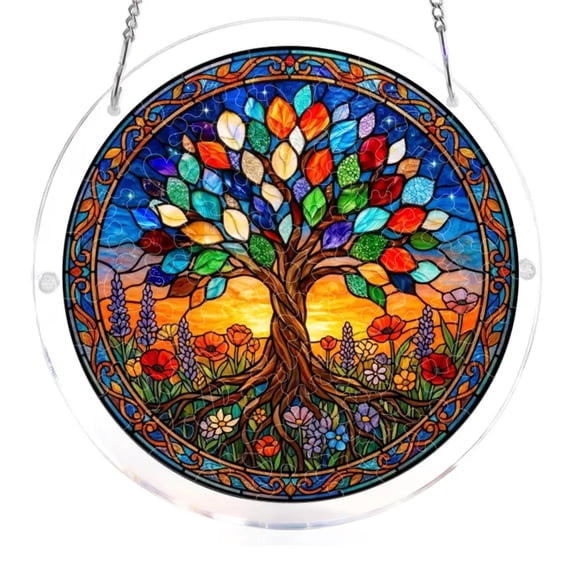 83 Pieces Acrylic Suncatcher Puzzle,Acrylic Suncatcher Puzzle, Stained ...