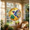 thumbnail image 1 of 83 Pieces Acrylic Suncatcher Puzzle, Glowing Feather Haven Acrylic Sun Catcher Hummingbird Puzzle Kit for Door Garden and Window Hanging, DIY Suncatcher Kits for Adult, Home Whimsical Decor, 7.4 in, 1 of 6
