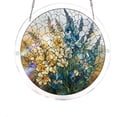 thumbnail image 1 of 83 Pieces Flower Theme Acrylic Puzzles Suncatcher Window Hanging, 7.8“ Flower Bird Sun Catcher Stained Glass Acrylic Puzzles Kit for Window, Kitchen, Sunroom and Garden, 1 of 9