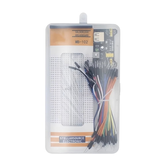 830 Points Breadboard with Power Supply for Electronics DIY Projects