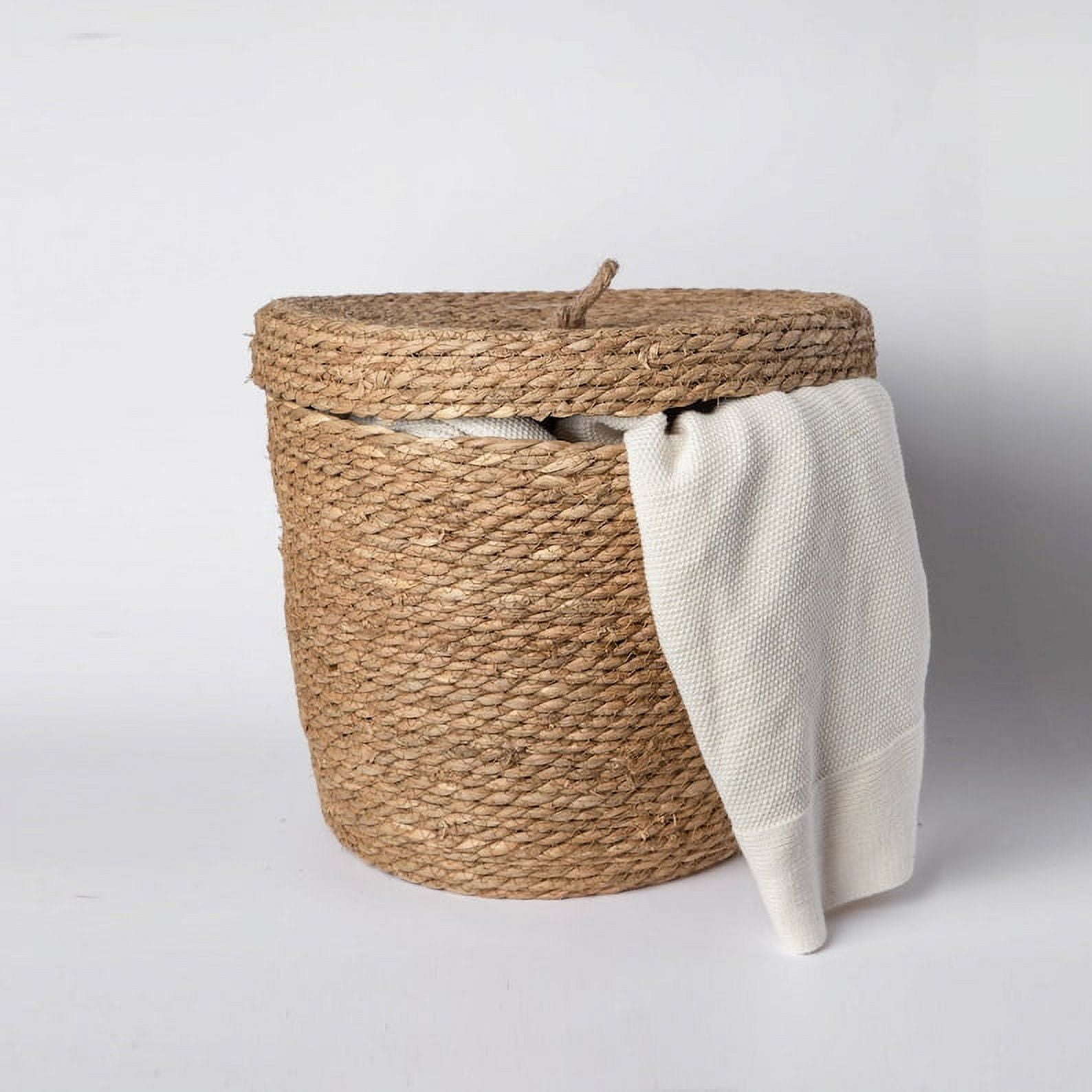 830 Seagrass Basket with lid