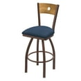 thumbnail image 1 of Holland Bar Stool Co Voltaire 25 in. Metal Swivel Counter Stool with Faux Leather Seat, 1 of 2