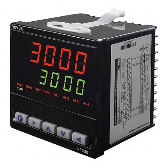 8300200134N3000 USB 24V Process controller, 4 relays, 1/4 DIN NOVUS
