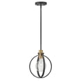 thumbnail image 1 of 83037BK Lark Cirque - 1 Light Pendant In Transitional and Modern Style-12.75 Inches Tall and 10 Inches Wide, 1 of 21