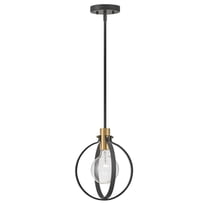 83037BK Lark Cirque - 1 Light Pendant In Transitional and Modern Style-12.75 Inches Tall and 10 Inches Wide