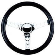 831 13.5 in. Classic Series Steering Wheel - Black &Chrome