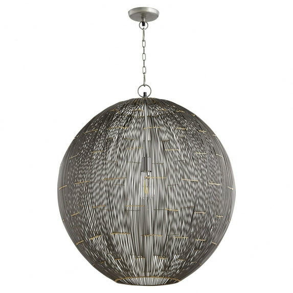 Quorum Lighting - 1 Light Pendant In Transitional Style-28 Inches Tall and 26.25