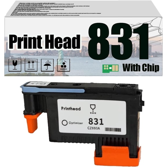 831 CZ677A CZ678A CZ679A CZ680A Print Head Printhead, Compatible for HP 110 310 315 330 335 360 365 370 560 570 Printers —— High Print Volume with Chip