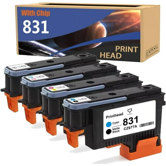 831 CZ677A CZ678A CZ679A CZ680A Printhead with Chip Compatible for HP 110 310 315 330 335 360 365 370 560 570 Printer, Print Head Replacement Kit
