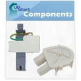 thumbnail image 1 of 8318084 Washer Lid Switch & 3363394 Washing Machine Pump Replacement for Whirlpool WTW5560SQ0 Washer - Compatible with WP8318084 Lid Switch & WP3363394 Water Pump Assembly - UpStart Components Brand, 1 of 4