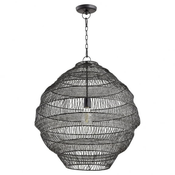 Quorum Lighting - 1 Light Pendant In Transitional Style-23 Inches Tall and 23