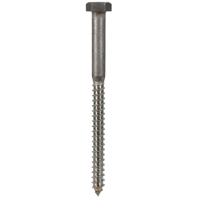832046 0.312 x 4 in. Hex Head Lag Bolt Stainless Steel